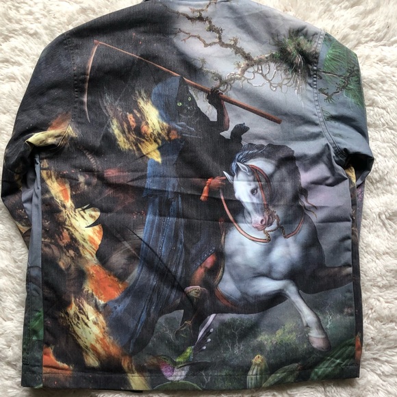 Rip N Dip Fire & Desire denim Jacket - Picture 4 of 5